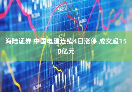 海陆证券 中国电建连续4日涨停 成交超150亿元