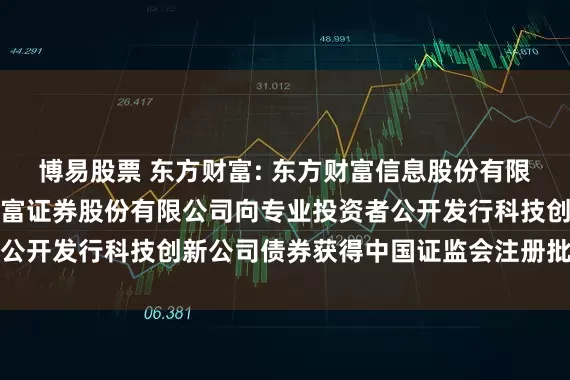 博易股票 东方财富: 东方财富信息股份有限公司关于子公司东方财富证券股份有限公司向专业投资者公开发行科技创新公司债券获得中国证监会注册批复的公告