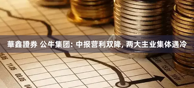 華鑫證券 公牛集团: 中报营利双降, 两大主业集体遇冷